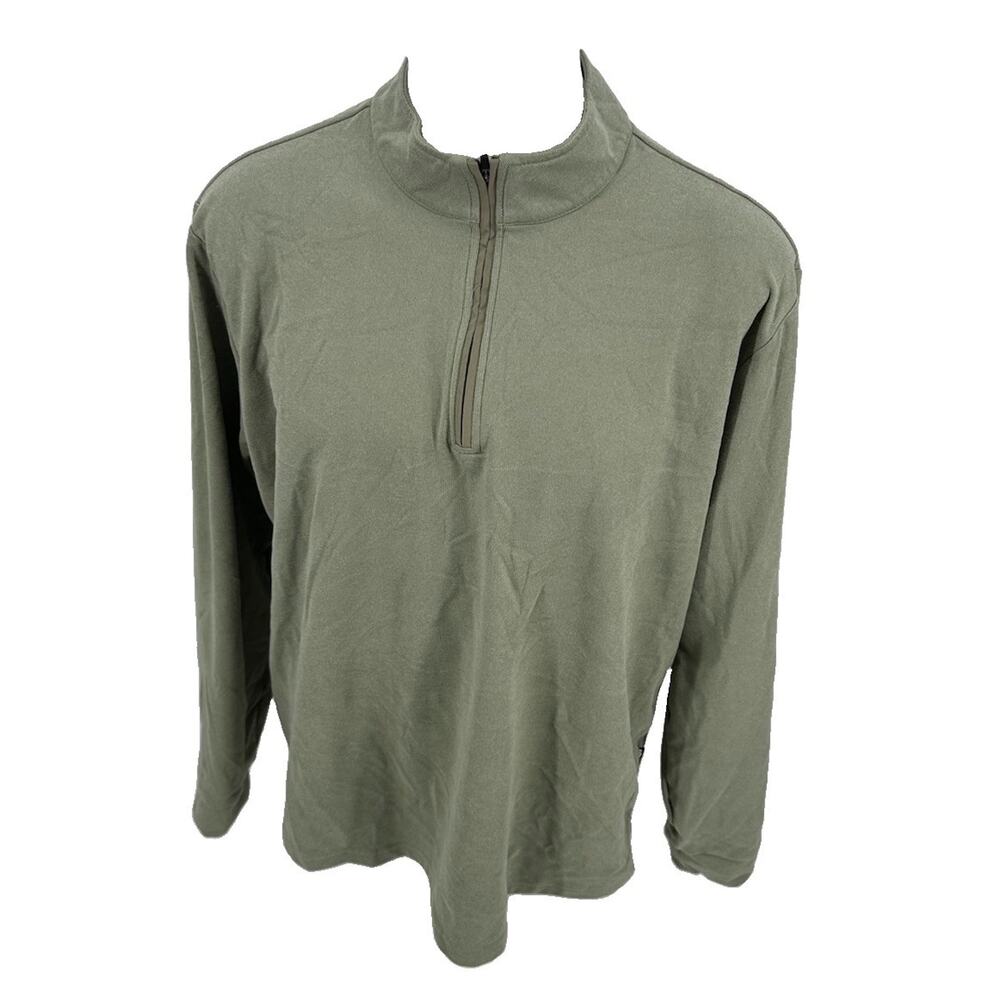 Swannies 2XL Men Pullover Golf quarter-zip performance Sweatshirt Sweater 43-17